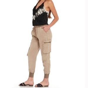 Young Fabulous & Broke Jupiter Cargo Joggers Tan Size Small